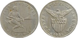 1931 Manila, 5 Centavos - Philippines U.S. Administration