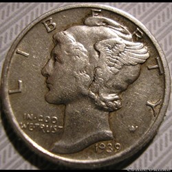 1939 San Francisco Dime