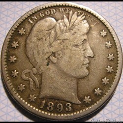 1893 San Francisco Quarter $ (ex.2)