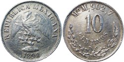 México - 10 Centavos 1898 Mo