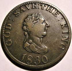 George III - One Penny 1830 Pattern - Isle of Man