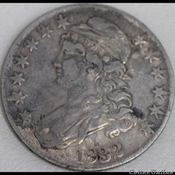 1832 Capped Bust Lettered Edge