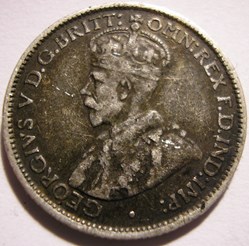 George V - Six Pence 1936 Melbourne - Australia (ex.2)