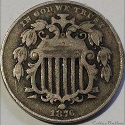 1876 5 Cents