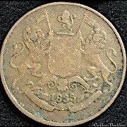 King William IV - 1/4 Anna 1833 - Bombay Presidency