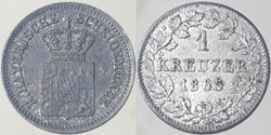 Ludwig II - 1 Kreuzer 1865 - Kingdom of Bavaria