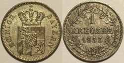Maximilian II - 1 Kreuzer 1853 - Kingdom of Bavaria