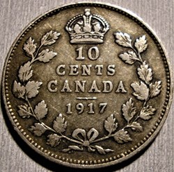 George V - 10 Cents 1917