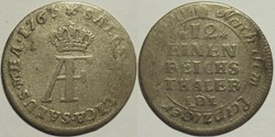 Pomerania 1763 - 1/12 Thaler - Adolf Fredrik, King of Sweden