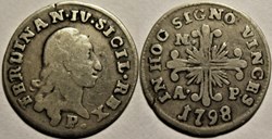 1798 Regno di Napoli, 10 Grana - Ferdinando IV (2ex.)