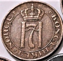 Haakon VII of Norway - 1 Øre 1928