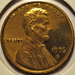 1976 S One Cent