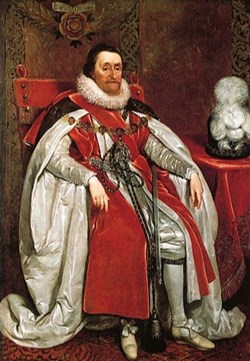 James I Stuart (1566-1603-1625) - Bookmark
