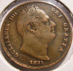William IV - One Farthing 1831 Kingdom of Great Britain