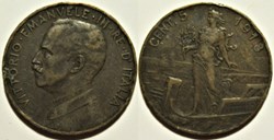 1918 Regno d'Italia, 5 Centesimi, Roma - Vittorio Emanuele III