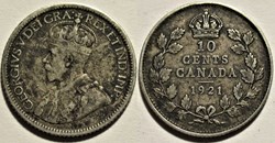 George V - 10 Cents 1921