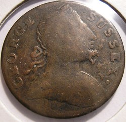 1776's George Sussex - Bater Sea Token