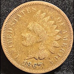 1867 One Cent