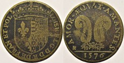 Jeton 1576 - Louise de Lorraine-Vaudémont, reine de France
