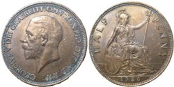 George V - Half Penny 1936 - Great Britain
