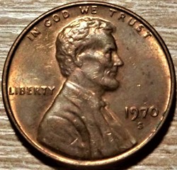 1970 S One Cent