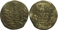 Friedrich III - 1 Heller 1746, Duchy of Saxe-Gotha-Altenburg