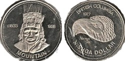 Nishga Trade Dollar Token 1977 - British Colombia