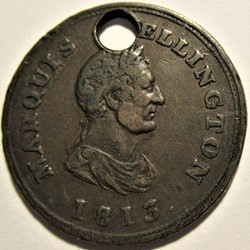 Marquis Wellington - HalfPenny Token 1813, Commerce