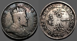 Edward VII - Ten Cents 1902 - Hong Kong