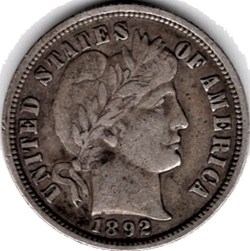 1892 New Orleans Dime