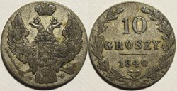 Poland - Nicholas I of Russia - 10 Groszy 1840 Warsaw