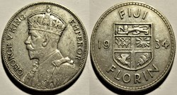 George V - One Florin 1934 - Fiji