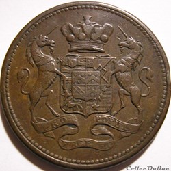 1812 One Penny - Cornwall, Cornish Mines