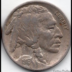 1916 5 Cents (ex.4)