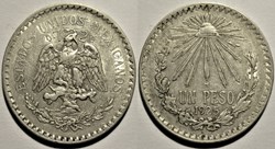 México - 1925 - Un Peso - Estados Unidos Mexicanos