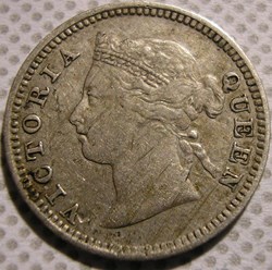 Victoria - 10 Cents 1897 - Mauritius Island