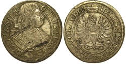 1670 Silesia-Liegnitz-Brieg, 3 Kreuzer - Christian of Brzeg