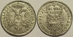 1728, Free Hanseatic City of Lübeck - 4 Schilling