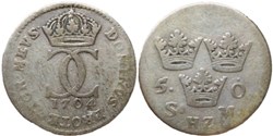 Sweden, Karl XII - 5 Öre 1704