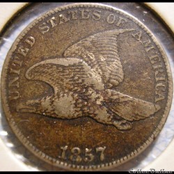 1857 Cent One (ex.2)