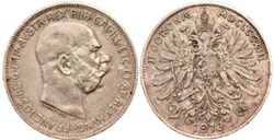 Franz Joseph I - 2 Corona 1913, Austrian Empire