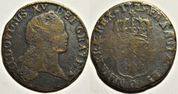 Louis XV - Sol de Perpignan 1723 Q
