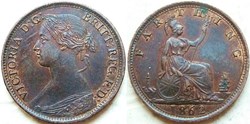 Victoria - One Farthing 1862 - Kingdom of Great Britain