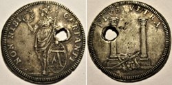 Minerva - Plus Ultra - Silver Token (1712) Spanish Succession