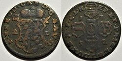 1752 Jean-Théodore de Bavière, 2 Liards - Principauté de Liège