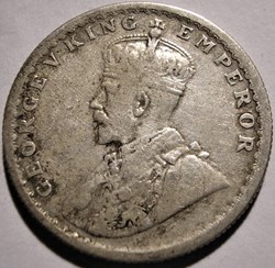 George V - Half Rupee 1933 Calcutta - British India