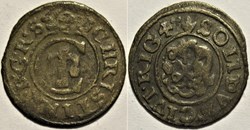 Christina of Sweden - 1 Solidus 1647 Riga, Livonia