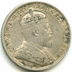 Edward VII - 25 Cents 1910