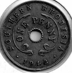 George VI - One Penny 1942 - Southern Rhodesia