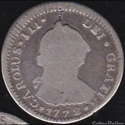 Guatemala - 1 Real 1772 G P - Carlos III de España